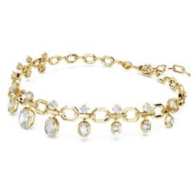 Collier octogonal en diamants synthétiques, 18,39 ct au total, formes variées, or jaune 18 carats Collier octogonal en diamants synthétiques, 18,39 ct au total, formes variées, or jaune 18 carats