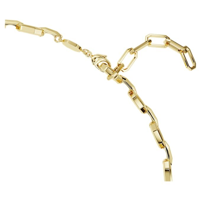 Collier octogonal en diamants synthétiques, 18,39 ct au total, formes variées, or jaune 18 carats Collier octogonal en diamants synthétiques, 18,39 ct au total, formes variées, or jaune 18 carats