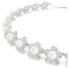 Collier ras-du-cou Ariana Grande X Swarovski avec perle en cristal, taille ronde, blanc, plaqué rhodium Collier ras-du-cou Ariana Grande X Swarovski avec perle en cristal, taille ronde, blanc, plaqué rhodium