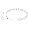 Collier ras-du-cou Ariana Grande X Swarovski avec perle en cristal, taille ronde, blanc, plaqué rhodium Collier ras-du-cou Ariana Grande X Swarovski avec perle en cristal, taille ronde, blanc, plaqué rhodium