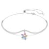 Collier ras-du-cou Ariana Grande X Swarovski : tailles variées, motif floral, multicolore, plaqué rhodium Collier ras-du-cou Ariana Grande X Swarovski : tailles variées, motif floral, multicolore, plaqué rhodium