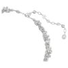 Collier ras-du-cou Constella, perle de cristal, taille ronde, blanche, plaqué rhodium Collier ras-du-cou Constella, perle de cristal, taille ronde, blanche, plaqué rhodium