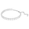 Collier ras-du-cou Millenia, taille octogonale, blanc, plaqué rhodium Collier ras-du-cou Millenia, taille octogonale, blanc, plaqué rhodium