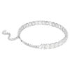 Collier ras-du-cou Millenia, taille octogonale, blanc, plaqué rhodium Collier ras-du-cou Millenia, taille octogonale, blanc, plaqué rhodium