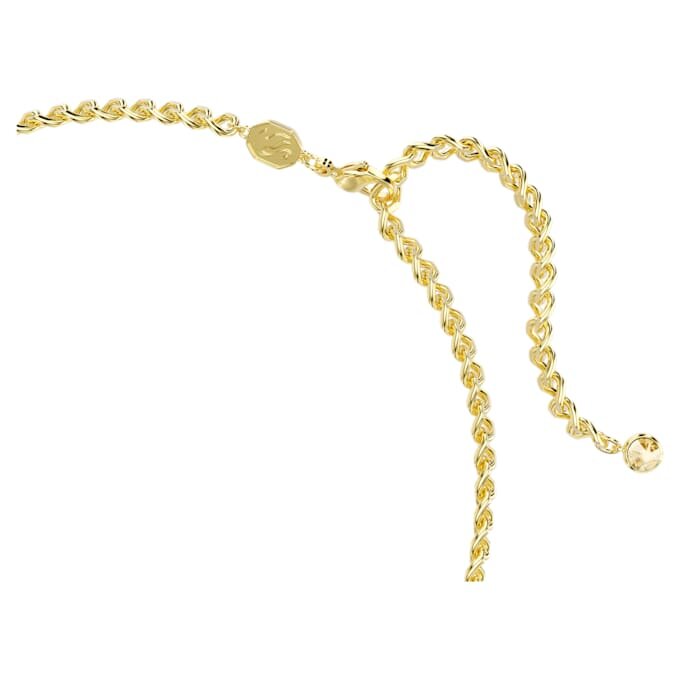 Collier ras-du-cou Una Angelic, taille ronde, couleur caramel, plaqué or Collier ras-du-cou Una Angelic, taille ronde, couleur caramel, plaqué or