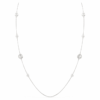 Collier « Snake Strandage » avec perles en cristal, tailles variées, Année du Serpent, blanc, plaqué rhodium Collier « Snake Strandage » avec perles en cristal, tailles variées, Année du Serpent, blanc, plaqué rhodium