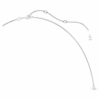 Collier « Snake Strandage » avec perles en cristal, tailles variées, Année du Serpent, blanc, plaqué rhodium Collier « Snake Strandage » avec perles en cristal, tailles variées, Année du Serpent, blanc, plaqué rhodium