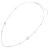 Collier « Snake Strandage » avec perles en cristal, tailles variées, Année du Serpent, blanc, plaqué rhodium Collier « Snake Strandage » avec perles en cristal, tailles variées, Année du Serpent, blanc, plaqué rhodium