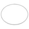 Collier Tennis Eternity, diamants synthétiques, 7 carats au total, forme ronde, or blanc 14 carats Collier Tennis Eternity, diamants synthétiques, 7 carats au total, forme ronde, or blanc 14 carats