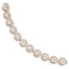 Collier Una Angelic, taille ronde, moyen, blanc, plaqué or rose Collier Una Angelic, taille ronde, moyen, blanc, plaqué or rose