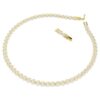 Collier Una Angelic, taille ronde, petit, blanc, plaqué or Collier Una Angelic, taille ronde, petit, blanc, plaqué or