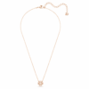 Collier Una Trèfle, rose, plaqué or rose Collier Una Trèfle, rose, plaqué or rose