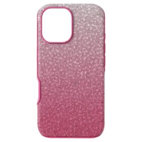 Coque de smartphone à dégradé de couleurs intense, iPhone® 16, rose