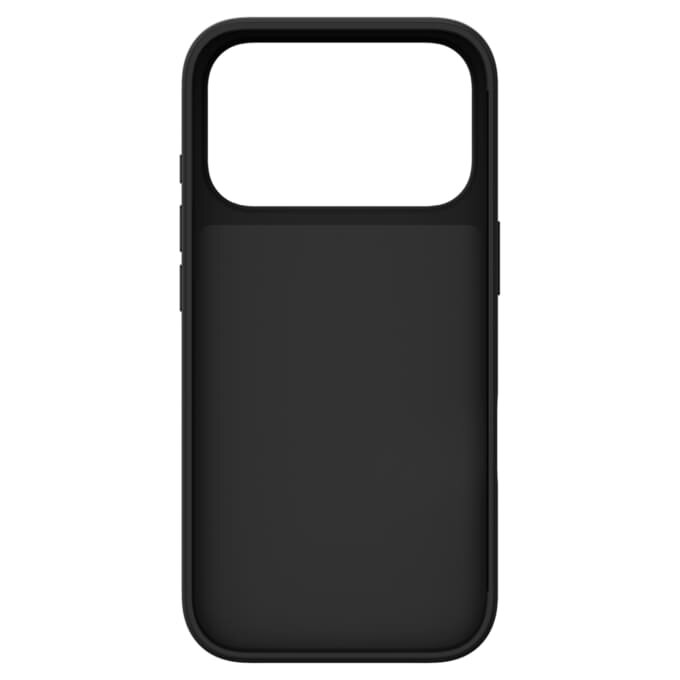 Coque de smartphone haut de gamme à dos plat ornée de cristaux, iPhone® 17 Pro, noir Coque de smartphone haut de gamme à dos plat ornée de cristaux, iPhone® 17 Pro, noir