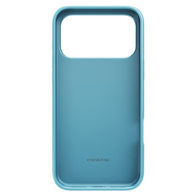 Coque de smartphone haut de gamme à effet cristal, iPhone® 17 Pro Max, bleue Coque de smartphone haut de gamme à effet cristal, iPhone® 17 Pro Max, bleue