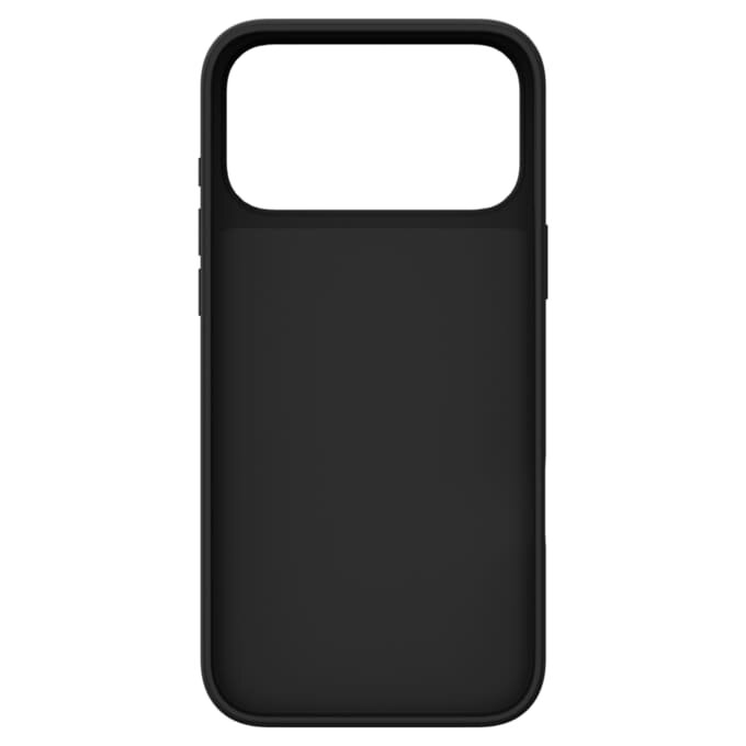 Coque de smartphone haute avec dos plat en cristaux, iPhone® 17 Pro Max, noir Coque de smartphone haute avec dos plat en cristaux, iPhone® 17 Pro Max, noir
