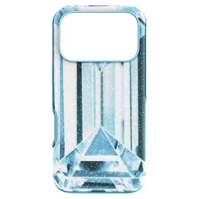 Coque de smartphone haute avec effet cristal, iPhone® 17 Pro, bleue Coque de smartphone haute avec effet cristal, iPhone® 17 Pro, bleue