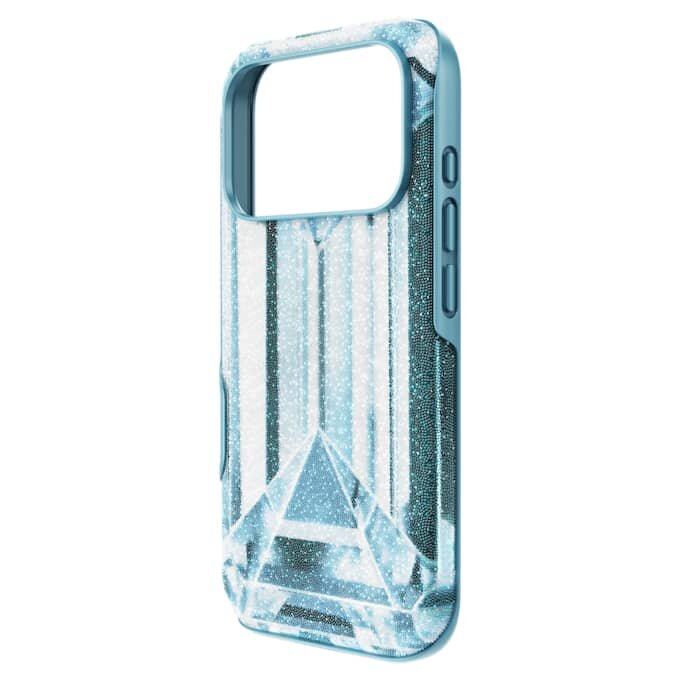 Coque de smartphone haute avec effet cristal, iPhone® 17 Pro, bleue Coque de smartphone haute avec effet cristal, iPhone® 17 Pro, bleue