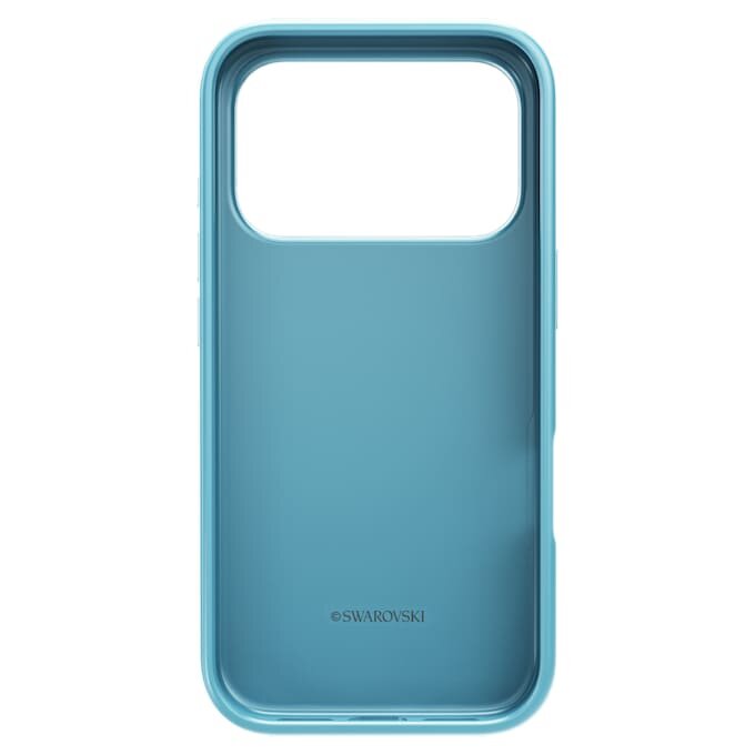 Coque de smartphone haute avec effet cristal, iPhone® 17 Pro, bleue Coque de smartphone haute avec effet cristal, iPhone® 17 Pro, bleue