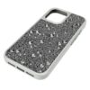 Coque de smartphone haute avec motif dispersé, iPhone® 16, ton argenté
