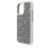 Coque de smartphone haute avec motif dispersé, iPhone® 16, ton argenté