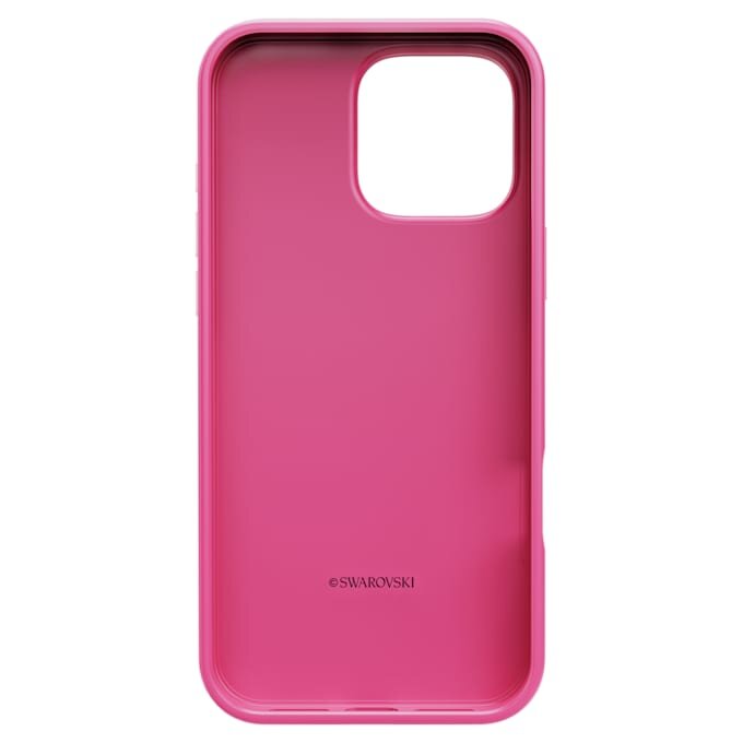Coque de smartphone haute avec motif imprimé en cristaux, iPhone® 16 Pro Max, rose Coque de smartphone haute avec motif imprimé en cristaux, iPhone® 16 Pro Max, rose