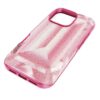 Coque de smartphone haute avec motif imprimé en cristaux, iPhone® 16 Pro, rose Coque de smartphone haute avec motif imprimé en cristaux, iPhone® 16 Pro, rose