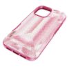 Coque de smartphone haute avec motif imprimé en cristaux, iPhone® 16, rose Coque de smartphone haute avec motif imprimé en cristaux, iPhone® 16, rose