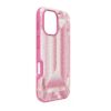 Coque de smartphone haute avec motif imprimé en cristaux, iPhone® 16, rose Coque de smartphone haute avec motif imprimé en cristaux, iPhone® 16, rose