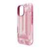 Coque de smartphone haute avec motif imprimé en cristaux, iPhone® 16, rose Coque de smartphone haute avec motif imprimé en cristaux, iPhone® 16, rose
