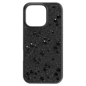 Coque de smartphone High au motif dispersé, iPhone® 16 Pro, noir