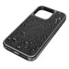 Coque de smartphone High à dos plat ornée de cristaux, iPhone® 15 Pro, noir Coque de smartphone High à dos plat ornée de cristaux, iPhone® 15 Pro, noir
