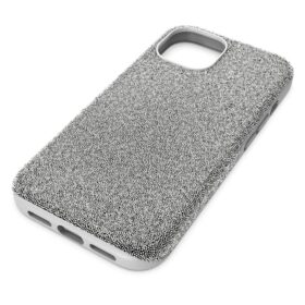 Coque haute pour smartphone iPhone® 15, ton argenté