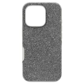 Coque haute pour smartphone iPhone® 16 Pro, ton argenté