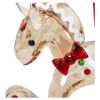 Décoration de Noël « Cheers » : cheval à bascule en pain d’épices