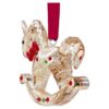 Décoration de Noël « Cheers » : cheval à bascule en pain d’épices