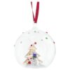 Décoration de sapin « Holiday Cheers » : boule avec sapin et bonhomme de neige Décoration de sapin « Holiday Cheers » : boule avec sapin et bonhomme de neige