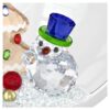 Décoration de sapin « Holiday Cheers » : boule avec sapin et bonhomme de neige Décoration de sapin « Holiday Cheers » : boule avec sapin et bonhomme de neige
