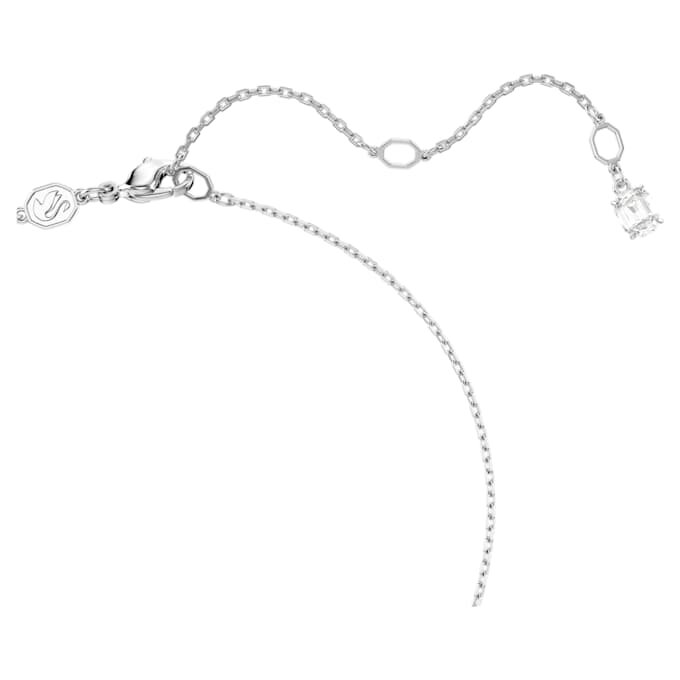 Ensemble Ariana Grande x Swarovski : tailles variées, cœur, blanc, plaqué rhodium Ensemble Ariana Grande x Swarovski : tailles variées, cœur, blanc, plaqué rhodium