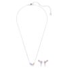Ensemble Ariana Grande X Swarovski : tailles variées, multicolore, plaqué rhodium Ensemble Ariana Grande X Swarovski : tailles variées, multicolore, plaqué rhodium