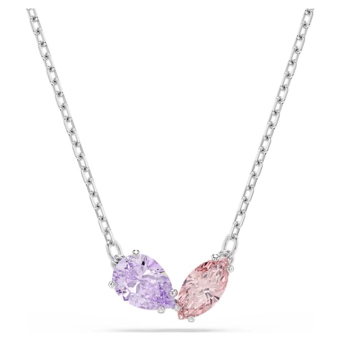 Ensemble Ariana Grande X Swarovski : tailles variées, multicolore, plaqué rhodium Ensemble Ariana Grande X Swarovski : tailles variées, multicolore, plaqué rhodium