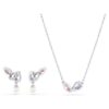 Ensemble Ariana Grande X Swarovski : tailles variées, multicolore, plaqué rhodium Ensemble Ariana Grande X Swarovski : tailles variées, multicolore, plaqué rhodium