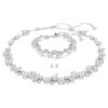 Ensemble Constella, tailles variées, blanc, plaqué rhodium Ensemble Constella, tailles variées, blanc, plaqué rhodium