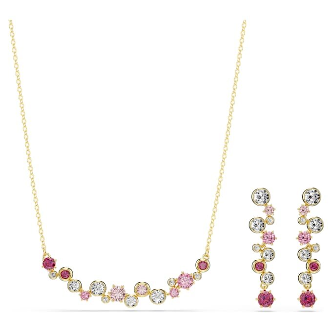 Ensemble Constella, tailles variées, multicolore, plaqué or Ensemble Constella, tailles variées, multicolore, plaqué or