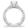 Ensemble de bagues Stilla (2), taille ronde, blanc, plaqué rhodium Ensemble de bagues Stilla (2), taille ronde, blanc, plaqué rhodium