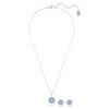 Ensemble « Magic Set » Flocon de neige, bleu, plaqué rhodium Ensemble « Magic Set » Flocon de neige, bleu, plaqué rhodium