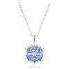 Ensemble « Magic Set » Flocon de neige, bleu, plaqué rhodium Ensemble « Magic Set » Flocon de neige, bleu, plaqué rhodium