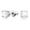 Ensemble Matrix Tennis, taille ronde, blanc, plaqué rhodium Ensemble Matrix Tennis, taille ronde, blanc, plaqué rhodium