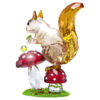 Idyllia : Écureuil et champignons Idyllia : Écureuil et champignons