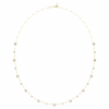 Imber Strandage, taille ronde, blanc, plaqué or